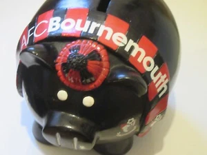 RARE BOURNEMOUTH AFC Football Club - Vintage Ceramic Piggy Bank Money Box - Picture 1 of 21