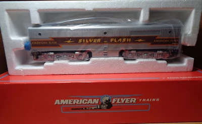 1995 VINTAGE AMERICAN FLYER #48128 S GAUGE SILVER FLASH ALCO PB-1 DUMMY DIESEL - Image 1 of 3