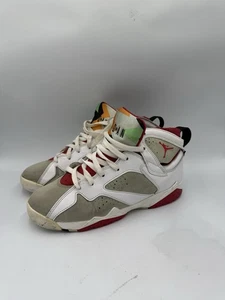 Nike Air Jordan 7 Retro GS Hare White/True Red 304774-125 Size 7Y - Picture 1 of 8