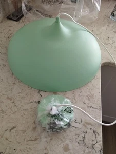 New Kaelan 1 Light ceiling Pendant - Pale Green Matt - Picture 1 of 3