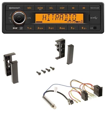Continental 1DIN DAB MP3 AUX USB Autoradio für Audi A2 A3 8L 99-00 A4 B5 99-01 A - Bild 1 von 4