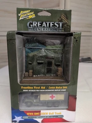 Johnny Lightning JLDS003 Greatest Generation Frontline First Aid WWII GMC CCKW - Image 1 of 4