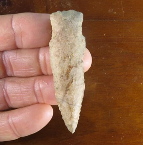 Late Archaic Little Bear Creek point Houston Co, Alabama 2.7/8 x 7/8 in. - Picture 1 of 6