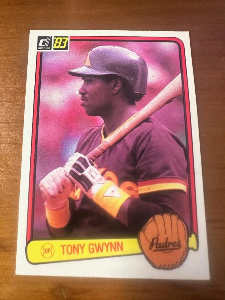 Tarjeta Donruss Tony Gwynn 1983 #598 novato radiocontrol Foto 1 de 1