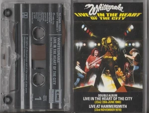 Whitesnake 'Live In The Heart Of The City' Cassette Album (Reissue) - Picture 1 of 2