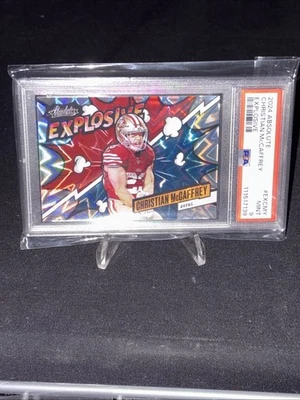Christian McCaffrey Explosive PSA 9 - Image 1 of 2