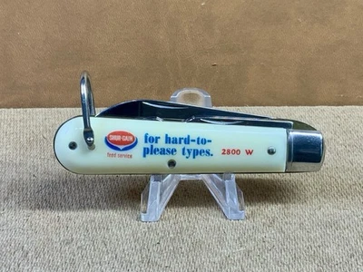 Cuchillo de muestra de vendedores de electricistas coloniales asas sintéticas hecho en EE. UU. Foto 1 de 4