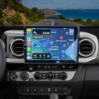 For Toyota Tacoma 2016-2021 10" Android13 Carplay Car Stereo Radio GPS Navi 64GB Foto 1 de 4