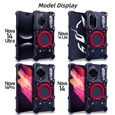 For Huawei nova 14 Lite / Ultra / Pro Metal Aluminum Rimless Stand Bumper Case - Image 1 of 4