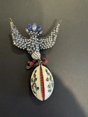 Heidi Daus ¡¡Raro!! Broche Pin Gorrión Pájaro Foto 1 de 4