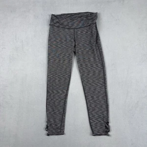 American Eagle Leggings Womens Medium Gray Black Gym Yoga Pants Stretch Flex - Picture 1 of 10