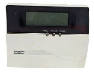 DSC LCD5501Z-433 Fixed Message Keypad With Wireless Receiver - Picture 1 of 6