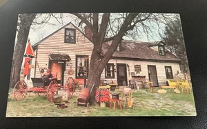 Virginia Country Store Ad Postcard Handwritten Prices Virginia Hams 1960’s - Picture 1 of 2