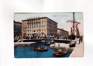 F4062 TRIESTE - Ponte Rosso - Boot - alte Ansichtskarte - Bild 1 von 2