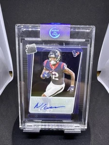NICO COLLINS ~ 2021 Clearly Donruss Clearly Rated Rookie Autograph AUTO #80 - Picture 1 of 2