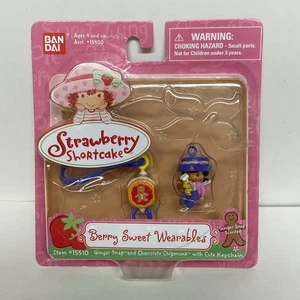 Strawberry Shortcake Berry Wearables Ginger Snap Chocolate Chipmunk 2002 NEU - Bild 1 von 7