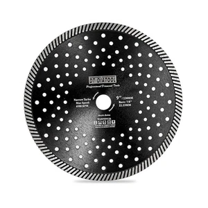 Discos de rueda de corte de hormigón de mármol granito hoja de sierra turbo diamante de 9"/230 mm - Imagen 1 de 8