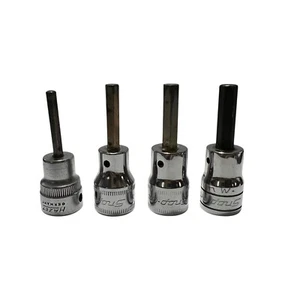 Snap On 4 PC Metric Hex Bit 3/8” Dr Mixed Codes FAM5A FAM6A FA8A Hazet 5/32 - Picture 1 of 4