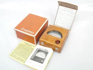 Medidor de exposición Gossen Ombrux Light meter + cuero. Anltg. Caja original instr. caja - Imagen 1 de 10