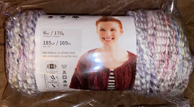 Lion Brand Homespun Multicolor Tudor #315 6oz  185 Yd Skein Bulky 5 Pastel - Image 1 of 2