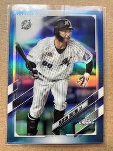 Takashi Toritani 2021 Topps Chrome NPB #97 Blue Refractor 082/150 Marines