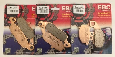 EBC Sintered FRONT and REAR Brake Pads For KAWASAKI KLE650 VERSYS (2007 to 2014) - Image 1 of 4