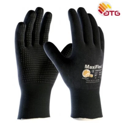 ATG 34-847 GUANTI MAXIFLEX ENDURANCE GUANTO DA LAVORO CON PALLINI NYLON NITRILE - Immagine 1 di 4