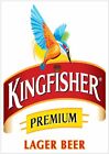 KINGFISHER ASIAN INDIAN Beer FRIDGE Sticker Decal Window bar pub A5 A4 A3  x2
