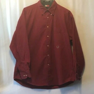 Vintage Tommy Hilfiger Hemd Herren Langarm L Rot - Bild 1 von 4