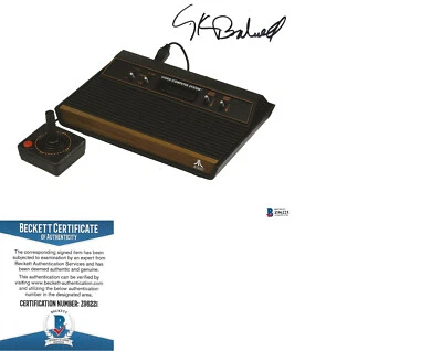Nolan Bushnell signed Atari video game 8x10 photo Beckett COA autographed - Image 1 of 3