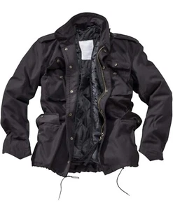 Surplus M65 US Field Jacket Zip Button Liner Black New With Tags , Men’s Large - Picture 1 of 6
