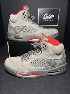 Nike Air Jordan 5 Camo Size 11 136027-051 Clean! Original Box - Picture 1 of 11