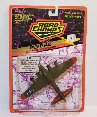 Road Champs Flyers B-17 Bombardero "SALLY ANN" Avión Segunda Guerra Mundial Die-Cast Foto 1 de 3