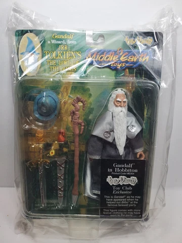 Gandalf In Hobbiton LOTR Lord Of The Rings Action Figure New 1998 Toy Vault 1-Q Cover