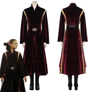 Star Wars Padme Amidala Cosplay Kostüm Kostüme Halloween Karneval Party Anzug - Bild 1 von 11