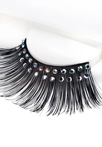 Wimpern mit Swarovski Strasssteinen 2L301L - Bild 1 von 1