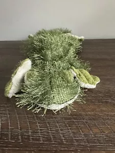 Ganz Webkinz Gecko Retired Fuzzy Green Lizard Plush HM186 No Code - Picture 1 of 5