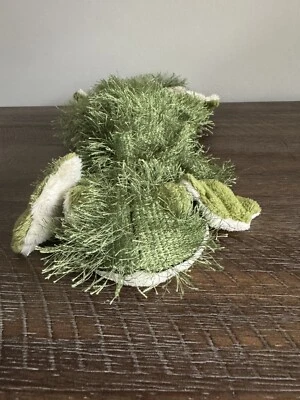 Ganz Webkinz Gecko Retired Fuzzy Green Lizard Plush HM186 No Code - Image 1 of 4
