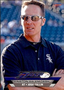 2013 Winston-Salem Dash Choice #29 Josh Fallin Trainer Baseball Card