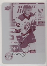 2019-20 Upper Deck CHL Printing Plate Magenta 1/1 Anthony Gagnon #73 z1b