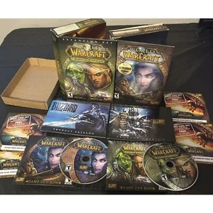 World of Warcraft and WOW Burning Crusade Expansion Game LOT of 2 Games Big Box! - Picture 1 of 3