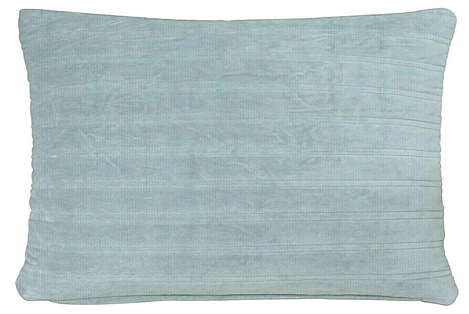 Kissenbezug Kissenhülle Baumwolle Samt Hellgrau 40 x 60 cm Krasilnikoff Dänemark - Bild 1 von 2