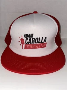 Gorra de camionero ADAM CAROLLA Truth Yeller Snapback EE. UU. The Daily Wire NUEVA A3 - Imagen 1 de 13