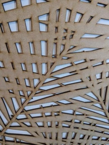 Holzgitter 6mm stark MDF Dekorplatte für Heizkörperabdeckungen, T20E Muster - Bild 1 von 15