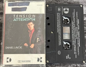 Daniel Lavoie - Tension Attention [Audio Cassette Tape 1983 Kébec-Disc] Vintage - Picture 1 of 3