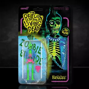 Figura de reacción Blacklight Male Zombie Return of the Living Dead 3 3/4 pulgadas - Imagen 1 de 5
