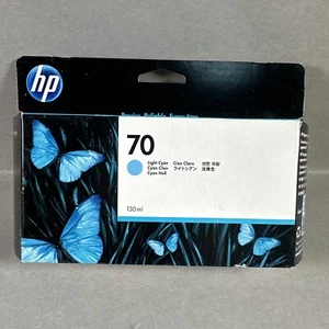 Inchiostro ciano chiaro originale HP 70 130 ml DesignJet L3S81B E1L21B Q6675A - confezione al dettaglio - Foto 1 di 9