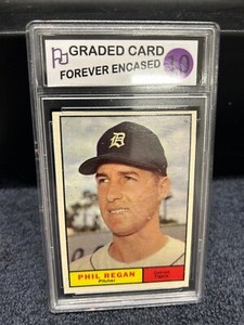 Vintage 1961 Topps Phil Regan #439 Baseball Card Graded Gem Mint 10