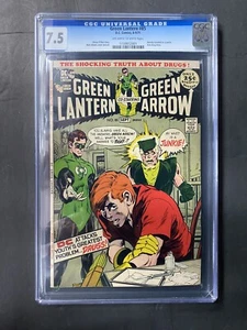 Green Lantern #85 CGC 7.5 1971 flecha verde edición antidrogas rápida - Imagen 1 de 2
