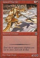Lizard Warrior X4 (Portal 1) MTG (NM) *CCGHouse* Magic